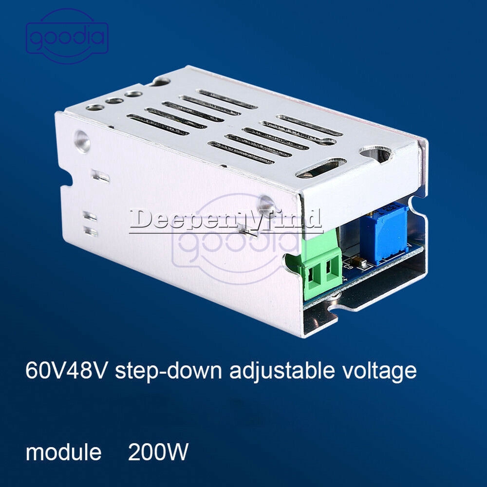 Modul Konverter Tegangan Dc-Dc 8v-60v Ke 1-36v 200w 15a 12v