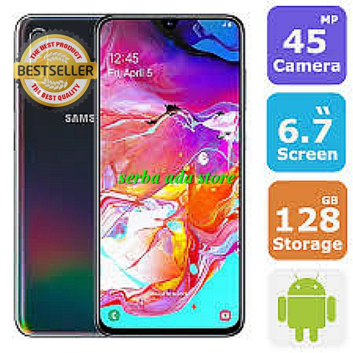 Handphone/handphone samsung/samsung a70/Samsung Galaxy A70 8GB ( SM-A705FZ )/garansi resmi
