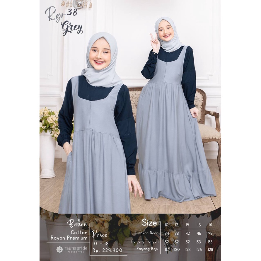 Rauna Gamis Remaja / RGR - 38 / Fashion Muslim