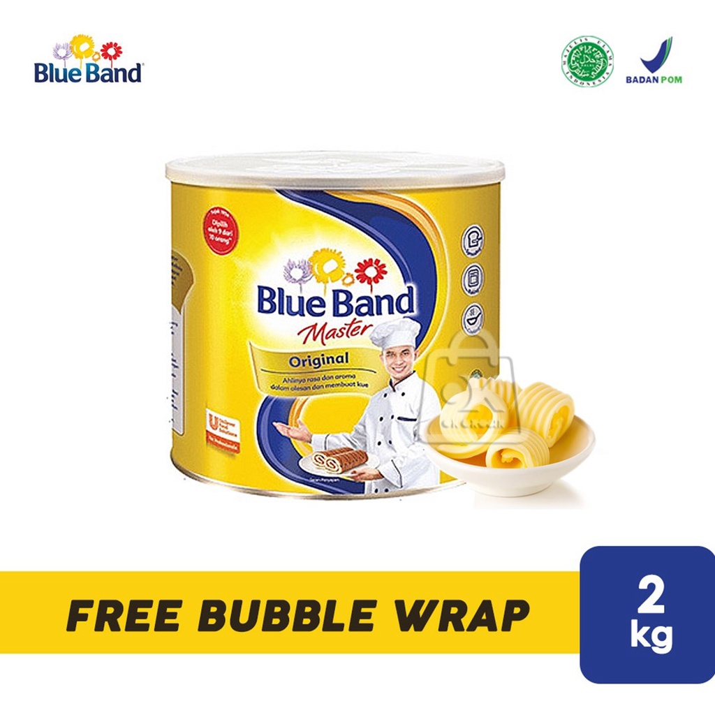 BlueBand Master Margarin / Cake and Cookies ( Kaleng 2kg )