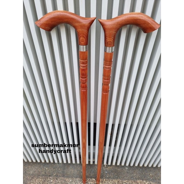Tongkat jalan Kayu nagasari/Alat Bantu Jalan Orang tua Kayu Nagasari Asli cirebon panjang 1 meter