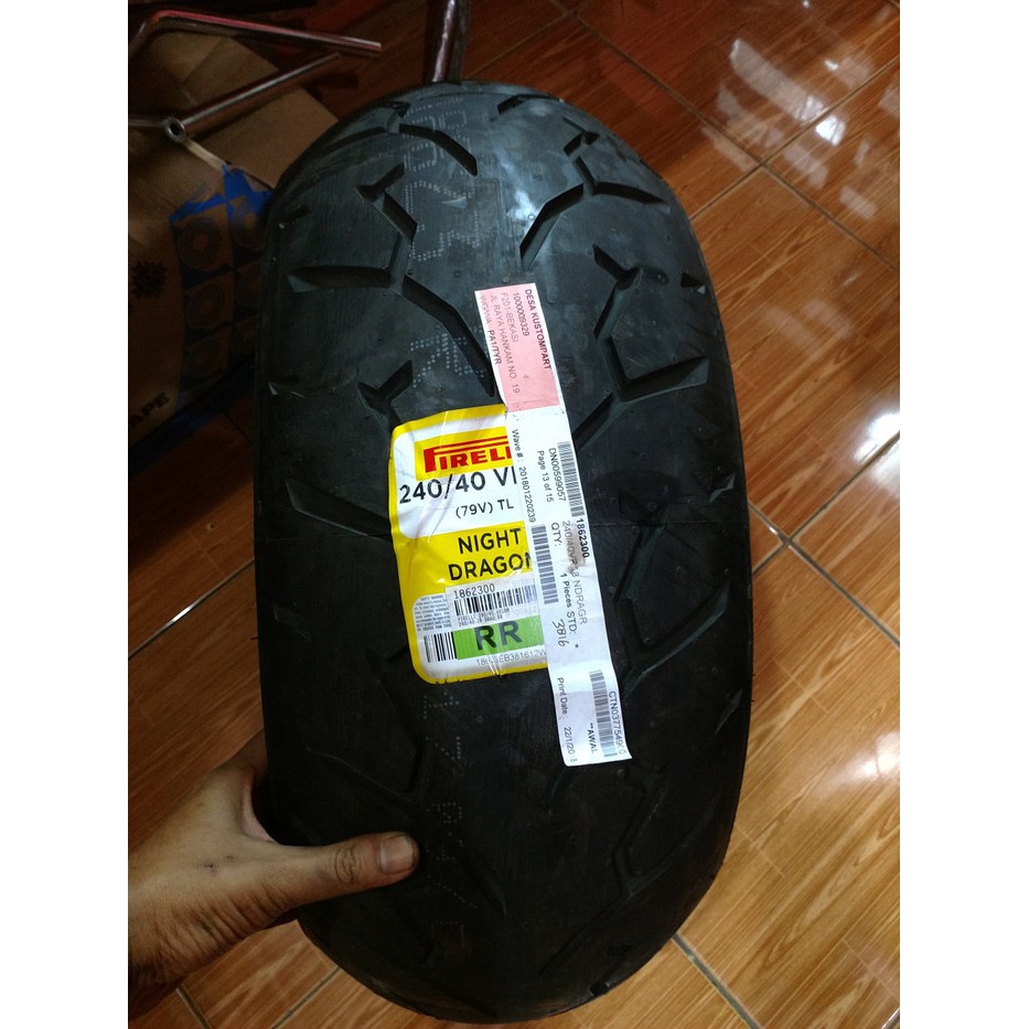 FREE Ongkir Ban Pirelli Night Dragon 240/40 - 18