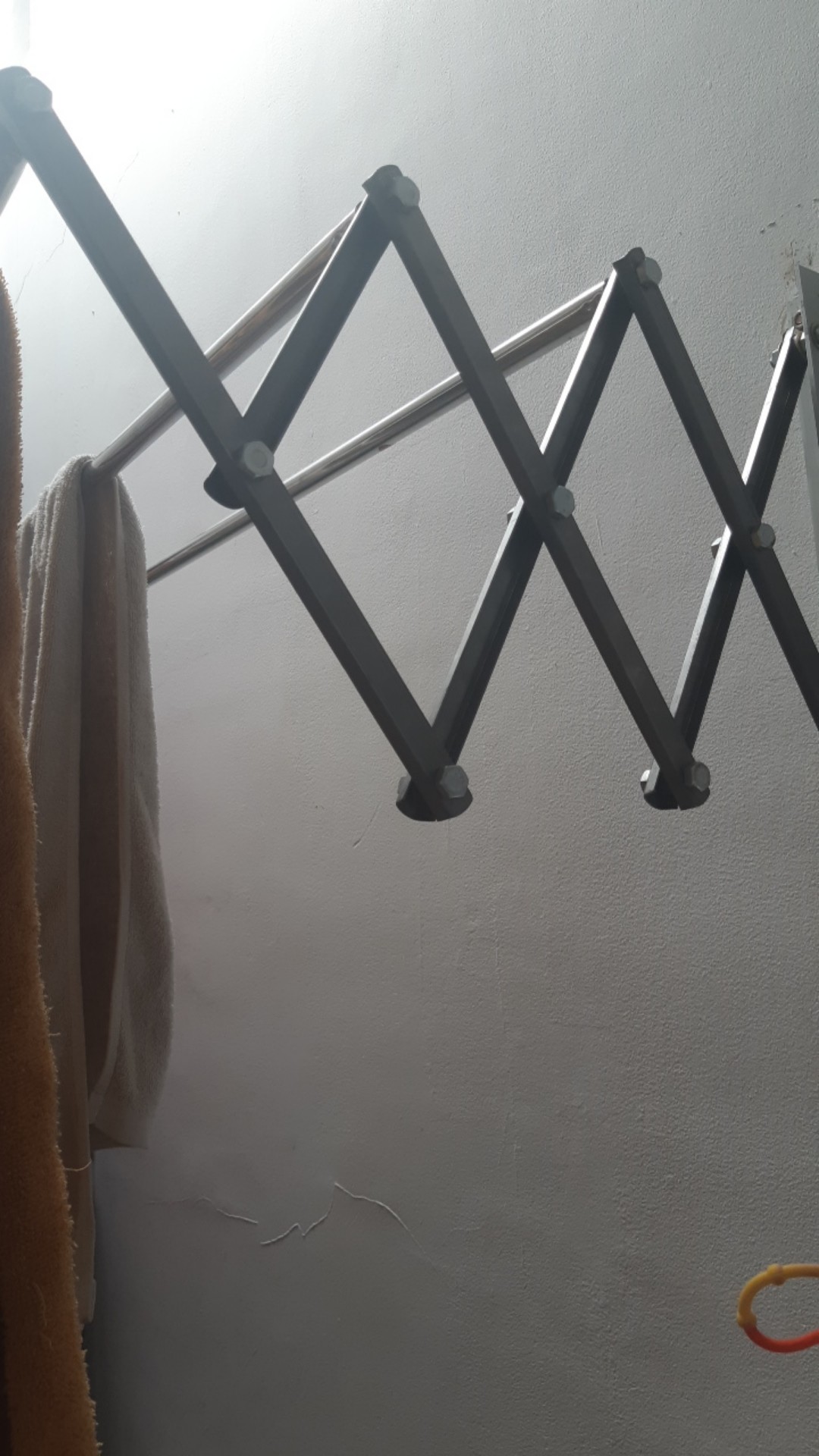 Jemuran Dinding Stainless Anti Karat Lipat Gantung Single 1,5m 150cm