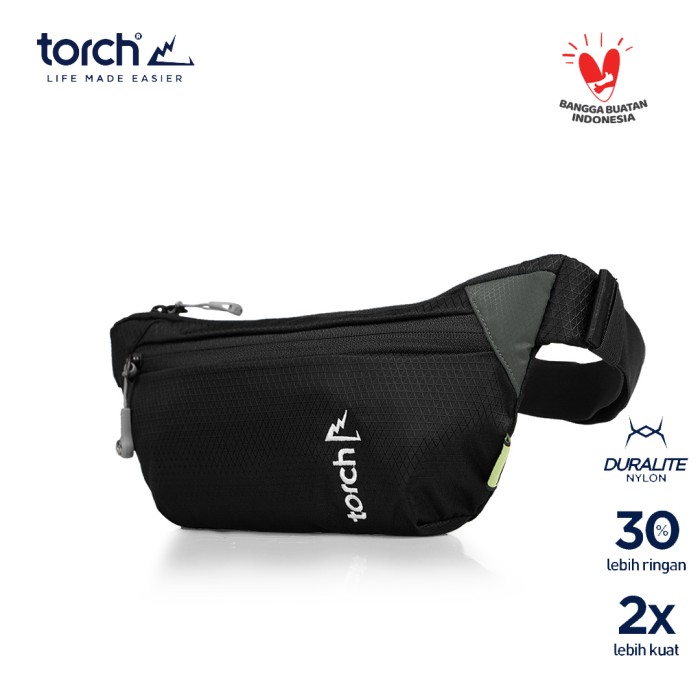 TORCH WAIST BAG TAJIMI HITAM