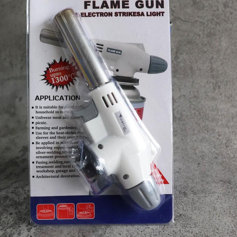▲ gas torch portable / kepala gas alat pematik api / flame gun BBQ daging sushi / korek gas api ♢