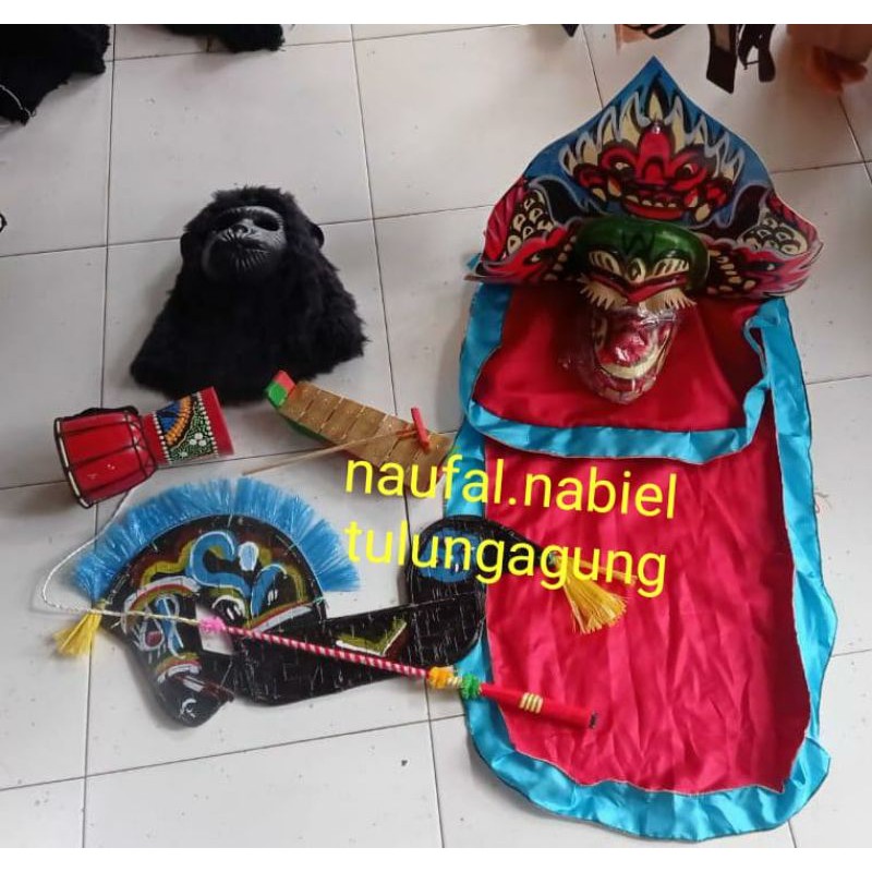 kuda lumping topeng monyet jimbe nong Ning barongan spon