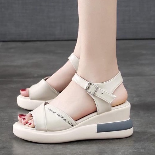 KZT-SW06 Sandal Wedges Wanita Fashion Import Best Quality New