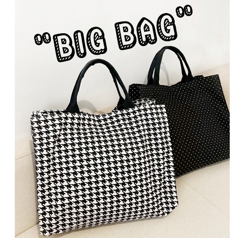 Big Bag / Totebag kanvas size 40x15x30