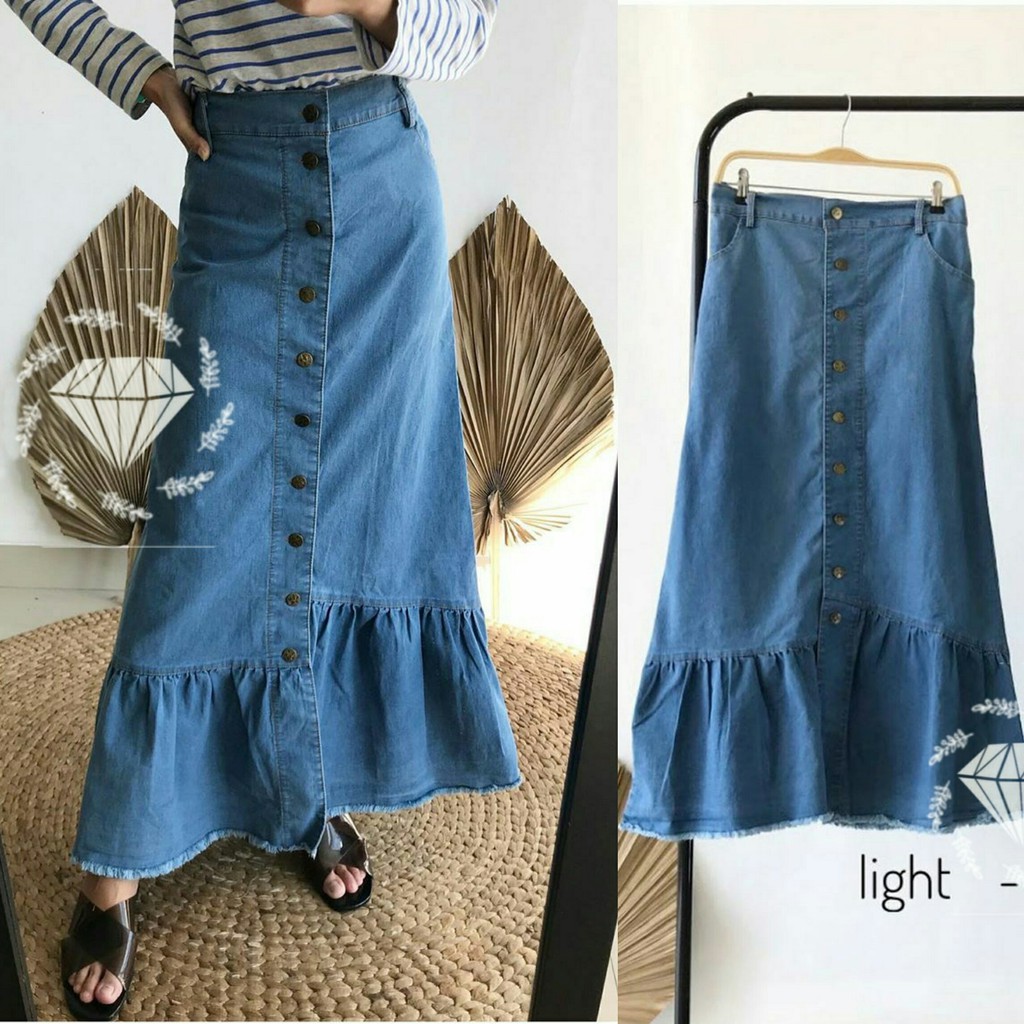 ROK JEANS PICA 2Warna