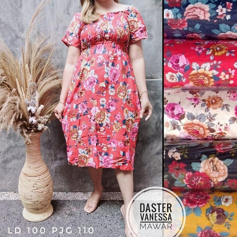 Daster Vanessa Mawar