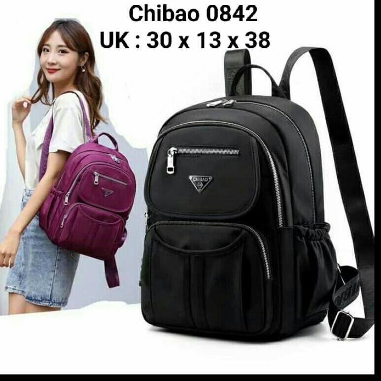 Terkini Tas Chibao 0842 Ransel lap import original CKS