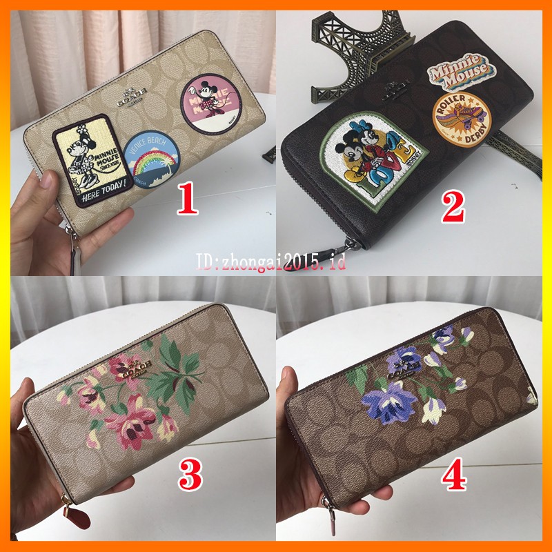 Dompet coach  / Coach original Dompet panjang wanita F31350 F73345  / Tas Wanita / Dompet