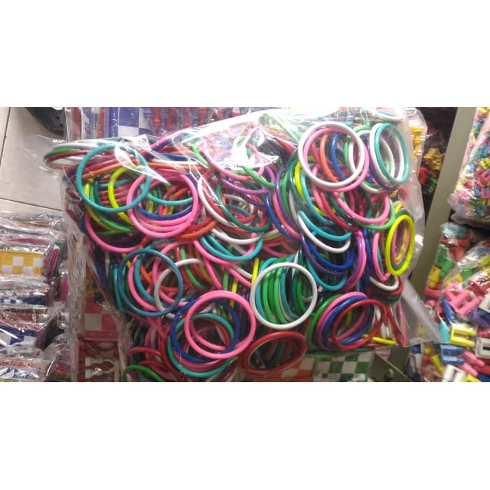 MAINAN GELANG TANGAN PLASTIK 1 KG - MURAH BANGET