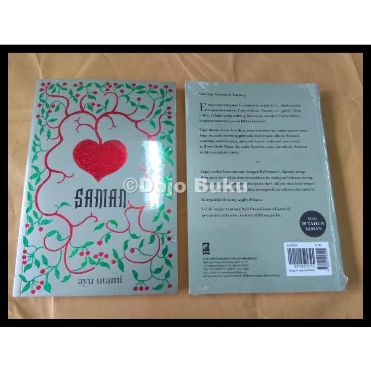 

TERBARUU!! Saman - Cover Baru 2018 by Ayu Utami PROMO