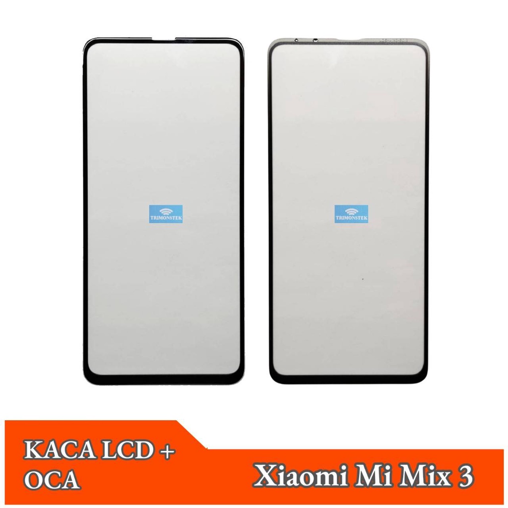 Kaca Lcd Glass + Oca Xiaomi Mi Mix 3