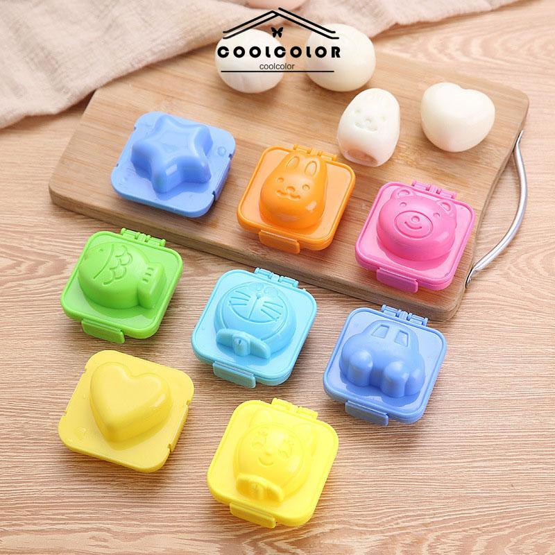 COD✨6PCS/SET Anak-anak Beras Bola Kartun Lucu Cetakan Kelinci Beruang Ikan Mobil Bintang Hati Telur Cetakan Kartun  Baking Kue Cetakan Korea Fashion Murah Import Ready Stock