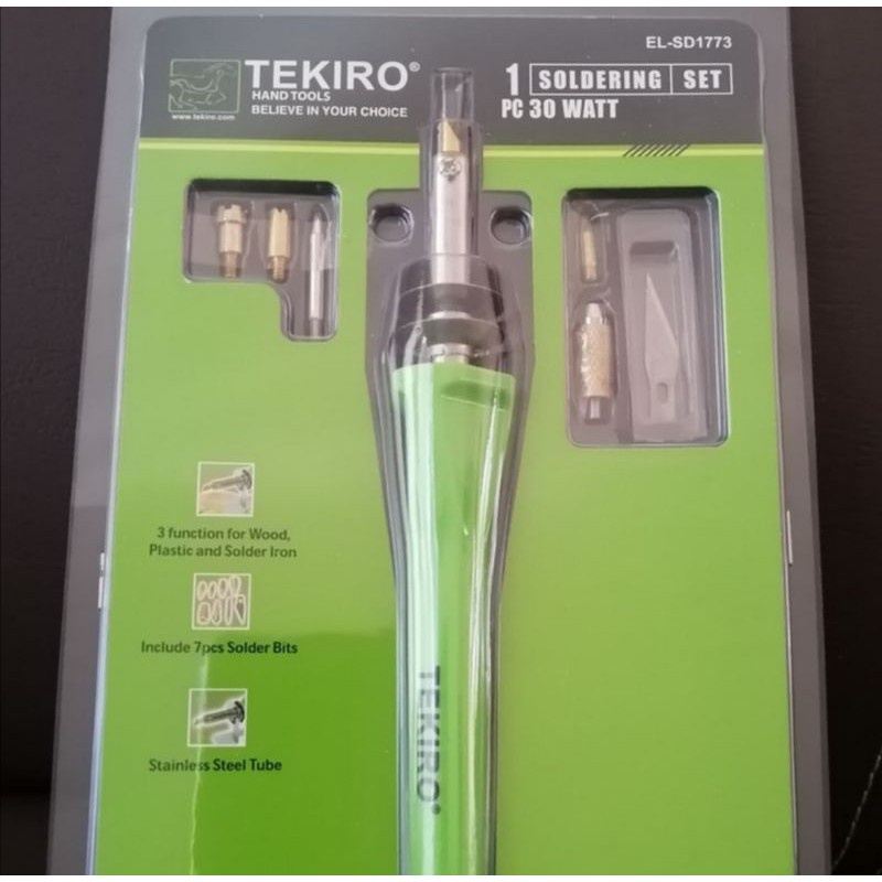 TEKIRO SOLDERING SET 30 watt Tekiro SOLDER SET 3 FUNGSI 30W EL-SD1773