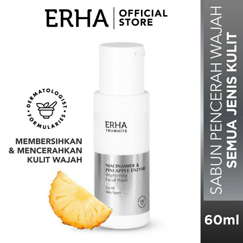 ERHA Truwhite Brightening Facial wash 60ml