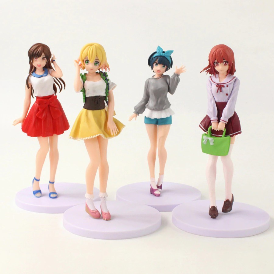 Figure Kanojo Okarishimasu / Rent A Girlfriend Chizuru Mami Sumi Ruka set 4 pcs