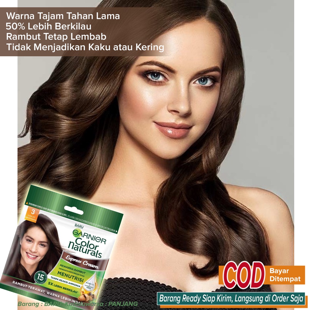 Semir Pewarna Rambut Warna Tajam No Pudar No Luntur Awet Tahan Lama  Rambut halus Lembut Bercahaya ~