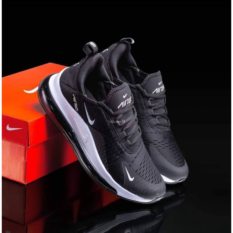 Nike Airmax 720 Black White | sepatu sneaker pria olahraga jogging running import premium Quality