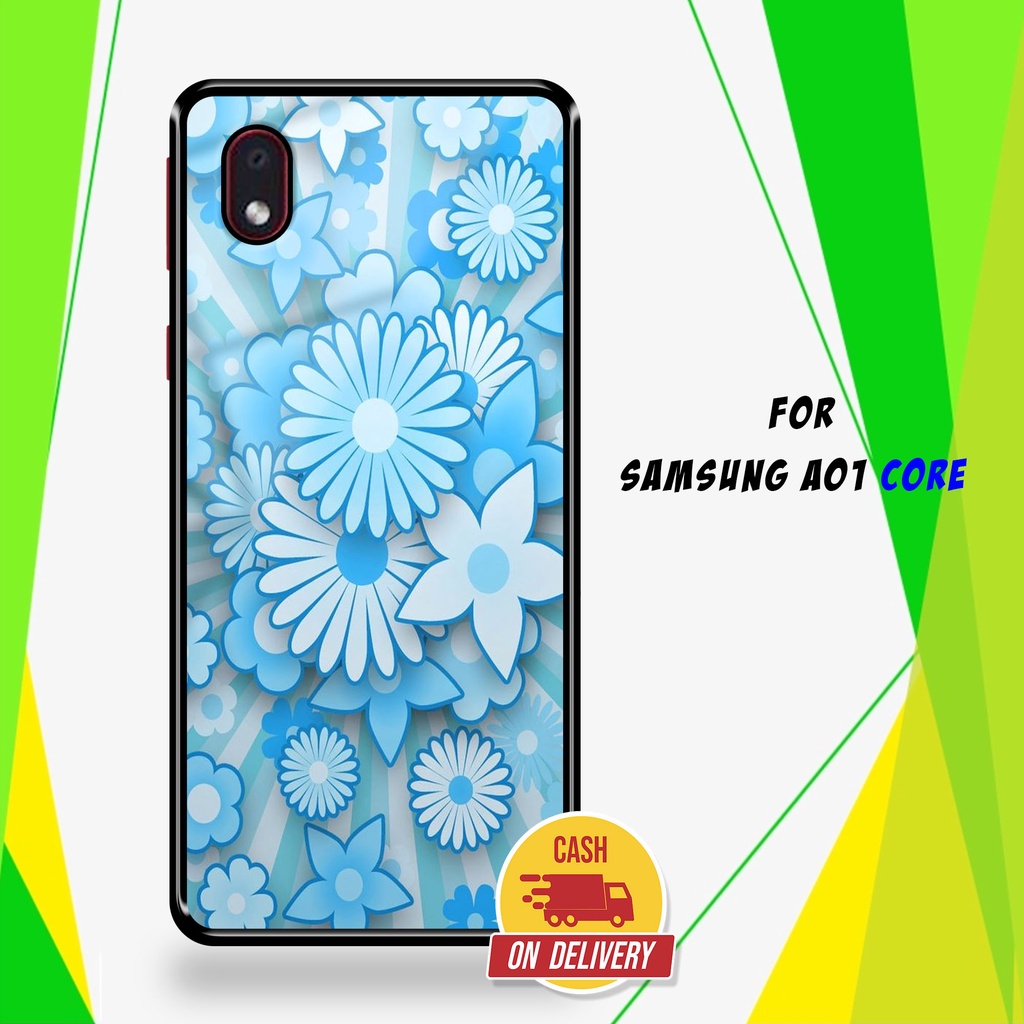 Case SAMSUNG A01 CORE - Casing SAMSUNG A01 CORE Terbaru [ FLOWERS 1 ] Silikon SAMSUNG A01 CORE - Cas
