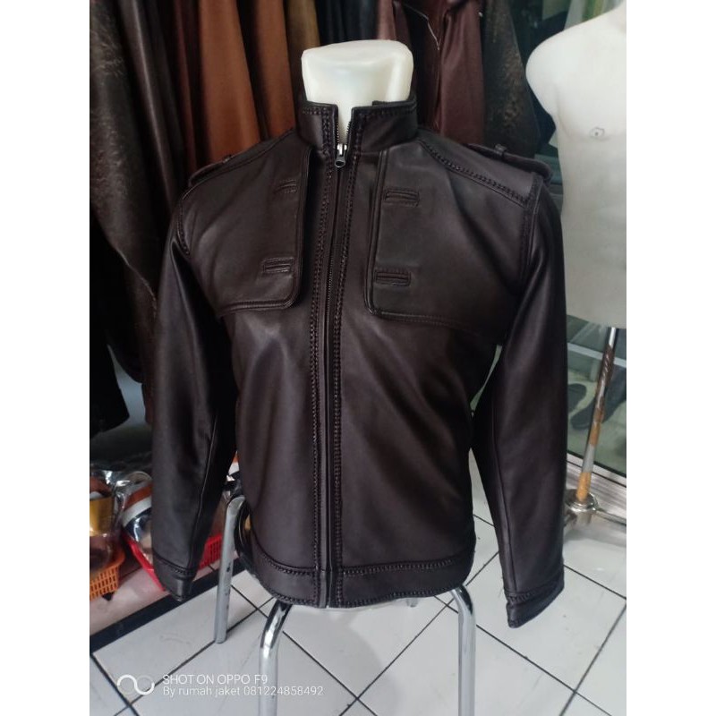 TERBARU JAKET KULIT ASLI DOMBA MODEL SULAM