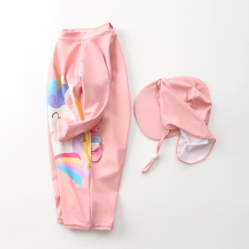 Baju Renang Jumpsuit Unicorn Swimsuit Renang Unicorn dan Dino Pakaian Renang Unicorn LUCU JR