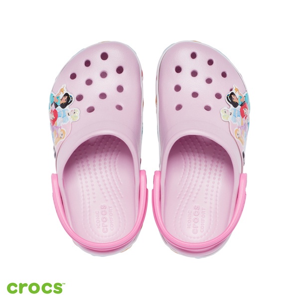 CROCS PRINCESS NEW / FUN LAB / CROCS KIDS / CROCS ANAK PEREMPUAN - PINK -207466-6GD