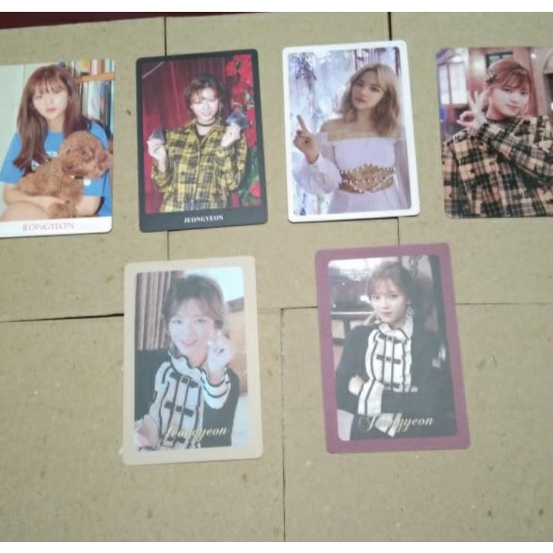 PHOTOCARD JEONGYEON FANCY, YOY, MNM, TYOY