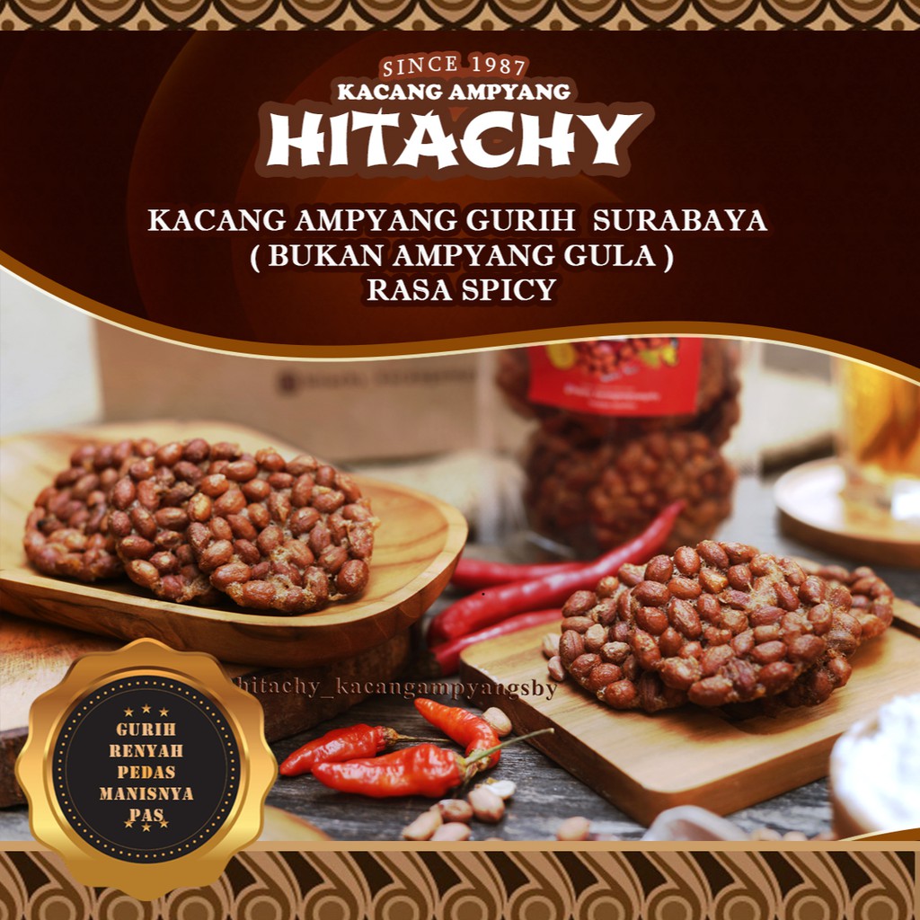 

MEDIUMPACK PEDAS hitachy kacang ampyang
