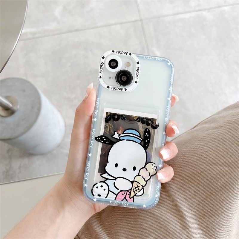 Soft Case Pelindung Lensa Transparan Motif Kartun Untuk iPhone 12 13 Pro MAX 11 X XR XS MAX 7 8 Plus