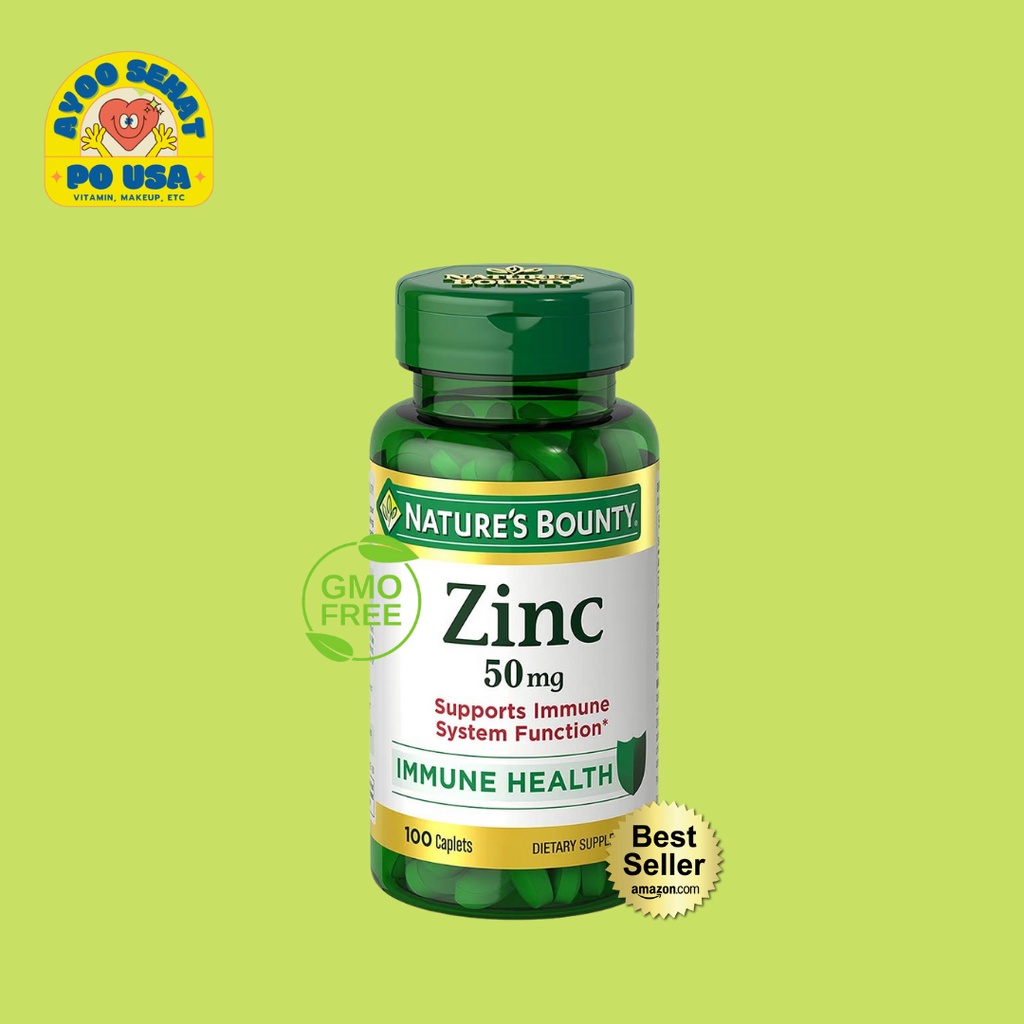 Nature's Bounty Zinc 50 mg (100 caps)