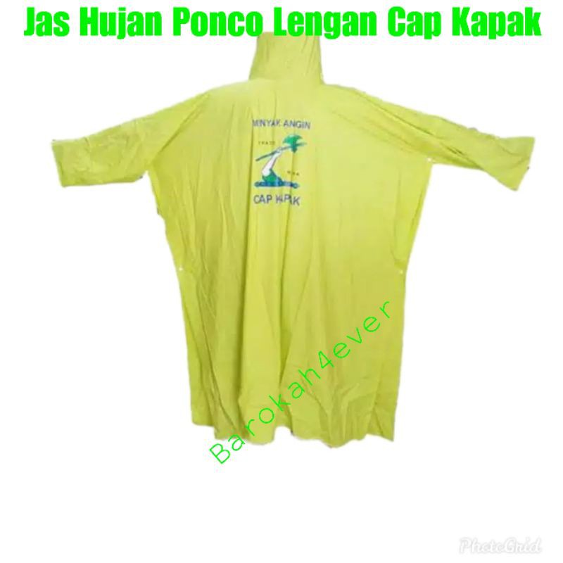 Termurah Jas Hujan Ponco Lengan Cap Kapak