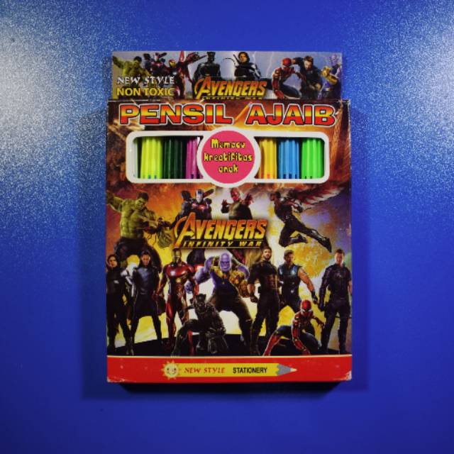 

SPIDOL AIR MAGIC PEN PENSIL AJAIB BISA BERUBAH WARNA