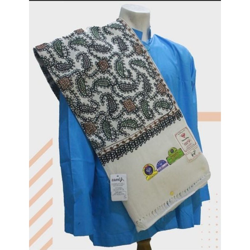 SORBAN KASMIRI SULAM RAJUT BORDIR ORIGNAL HALUS