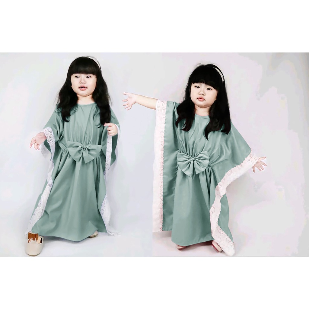 FenishaStore Baju Kaftan Anak ANDREA Kid’s Usia 3-5 Tahun Kaftan Kekinian Viral Bisa Bayar Ditempat COD