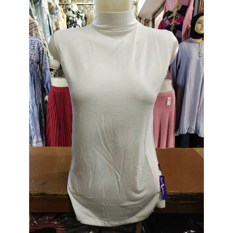 Manset Adilla Lengan buntung/Yukensi Size jumbo-Putih