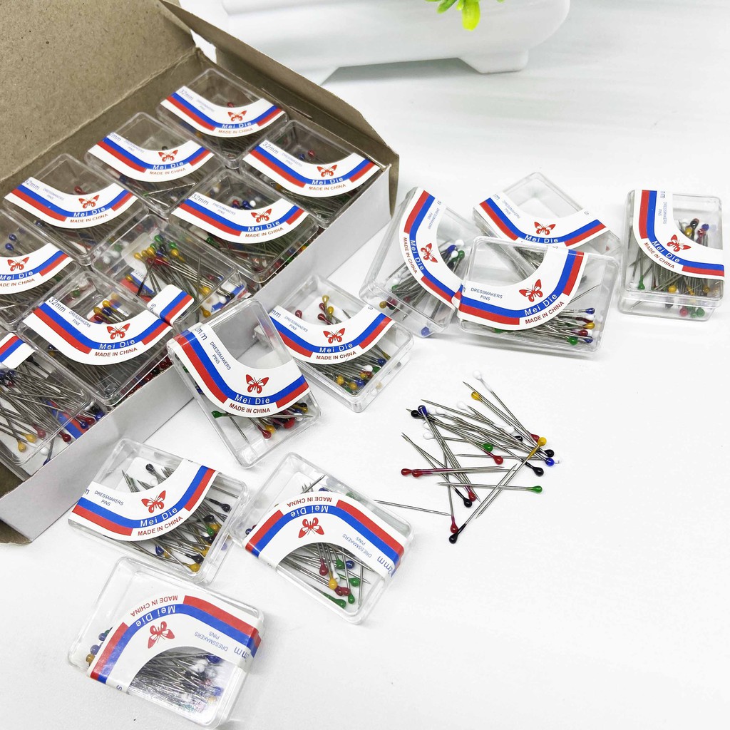 1 BOX 30PCS - JARUM PENTUL MINI STAINLESS HIJAB / JARUM PENTUL HIJAB / JARUM MINI / PENITI MUSLIM