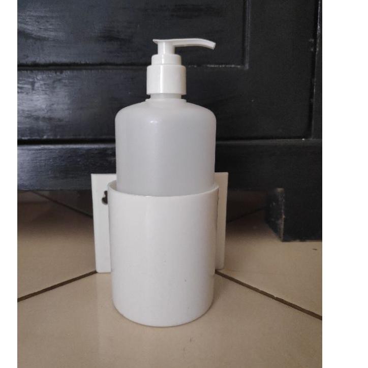 [COD] Botol Pump 500 Ml + Tempat Botol/Bracket Botol