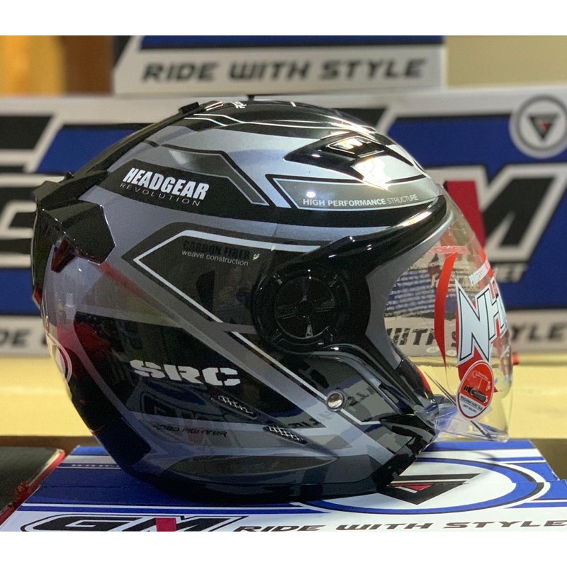 NHK GLADIATOR TOURING GREY ( double visor )