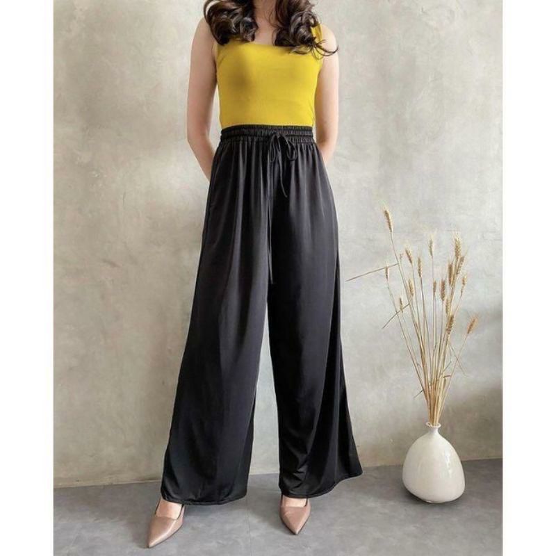 Premium Airflow Crincle Kulot | Kulot Pants | Kulot | Celana Kulot Crincle