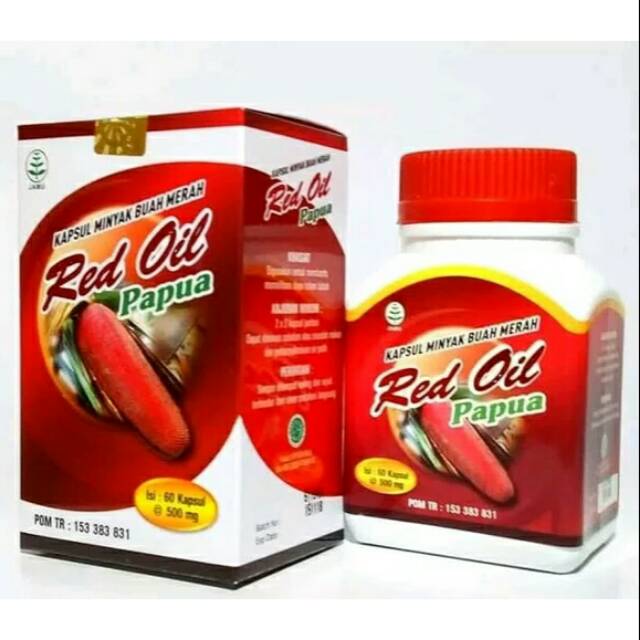 KAPSUL BUAH MERAH PAPUA ASLI