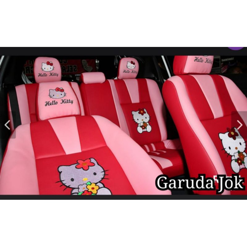 sarung jok mobil karakter logo animasi