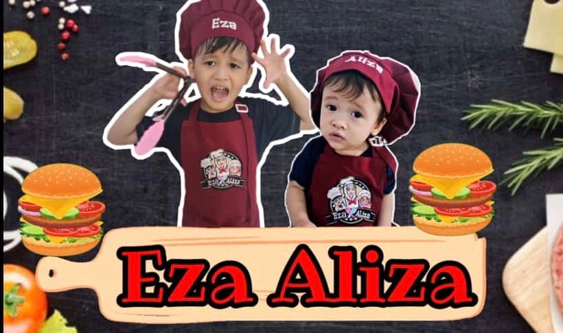 Celemek Apron Anak Sett, Celemek Anak Lukis,topi Koki Anak.