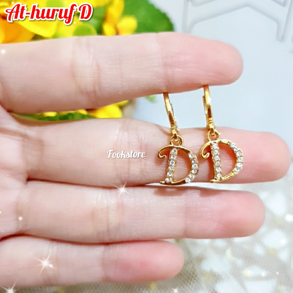 ANTING HURUF XUPING /ANTING Alfabet/ANTING INISIAL FASION KOREA COD