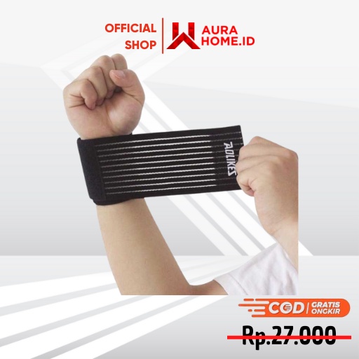 Pelindung Pergelangan Tangan Support Fitness Olahraga / Kain Karet Pelindung Pergelangan Tangan Pria