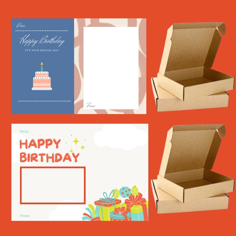 

Tambahan box packing dan Kartu Ucapan