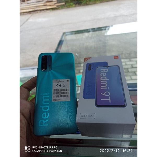 Redmi 9T second mulus komplit ram 4 giga