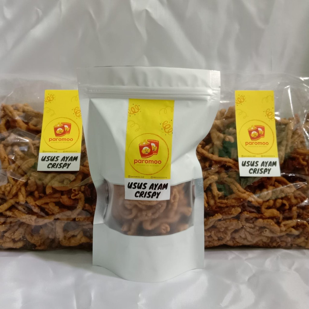 

Keripik Usus Ayam / Usus Ayam Crispy Paramoo